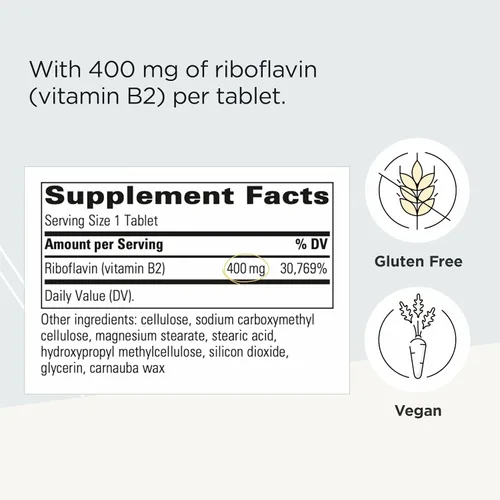 Vista 2 de Integrative Therapeutics Riboflavina - Suplemento de vitamina B2 para apoyo energético celular* - Apoya la vitalidad y la producción de glóbulos