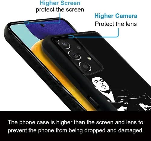 Vista 5 de Funda compatible con Samsung Galaxy A13 4G, muerde tus dientes, diseño de patrón increíble, a prueba de golpes, antiarañazos, carcasa trasera