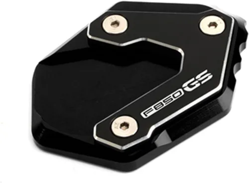 Vista 23 de Soporte lateral para motocicleta, placa de extensión para BMW F850GS F750GS F850 GS F 750 850 GSA 2018 2020 2021 2022 (color : A plateado F750GS)