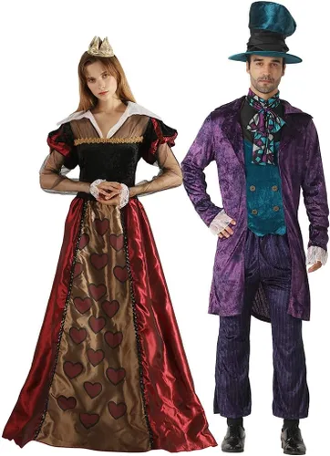 Vista 6 de FantastCostumes Disfraz de The Hatter para hombre, disfraz de cuento de hadas para caballero