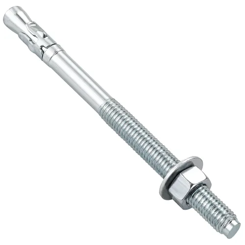 Vista 6 de Wensilon 1/2x2-3/4" 10Pcs de sujetadores estándar en pulgadas para anclajes de cuña de zinc de alta resistencia para cemento y hormigón