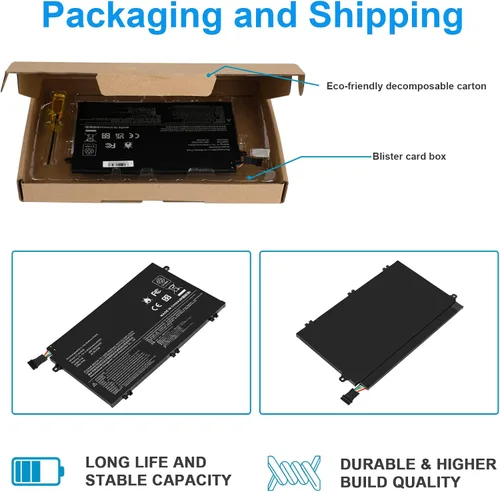 Vista 8 de Fancy Buying 01AV445 01AV448 L17L3P51 Batería para Lenovo ThinkPad E480 E490 E485 E495 E580 E585 E590 E595 E14 E15 Series SB10K97606 SB10K97608