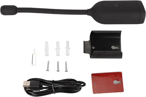 Vista 6 de Mini cámara de seguridad 1080P, cámaras pequeñas para seguridad en el hogar, cámara flexible y ajustable, intercomunicador bidireccional