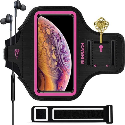 Vista 9 de Brazalete para iPhone 16 Pro Max/16 Plus/15 Pro Max/15 Plus/iPhone 14 Pro Max/14 Plus/13 Pro Max/12 Pro Max/11 Pro Max/Xs Max, banda de ejercicio