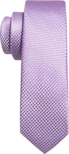 Vista 280 de Barry.Wang Corbata de niño regular seda tejida rayas sólido lazo bolsillo cuadrado