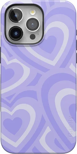 Vista 137 de Funda Casely para iPhone 15 Pro Max Todas las sonrisas Adhesivo de cara sonriente Compatible con MagSafe Diseño protector audaz
