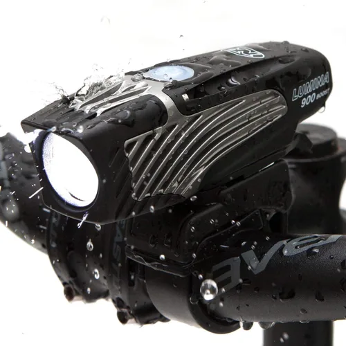 Vista 2 de NiteRider Lumina 900 Boost - Luz de bicicleta USB recargable MTB, luz delantera de bicicleta LED, lúmenes potentes, resistente al agua, luz