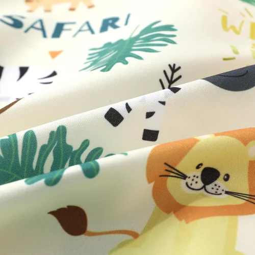 Vista 32 de JEELLIGULAR Conjunto de ropa de verano para bebé niño de manga corta con botones y pantalones cortos, trajes casuales para caballeros de 1 a 6 años