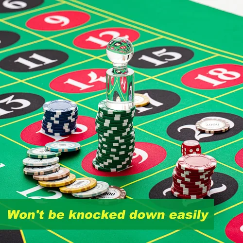 Vista 4 de Silipull Rotuleta Win Marker y 2 Pcs 0.591 in Ruleta Bolas Acrílico Ruleta Marcador Ruleta Accesorios Rueda Juego Juego de Mesa