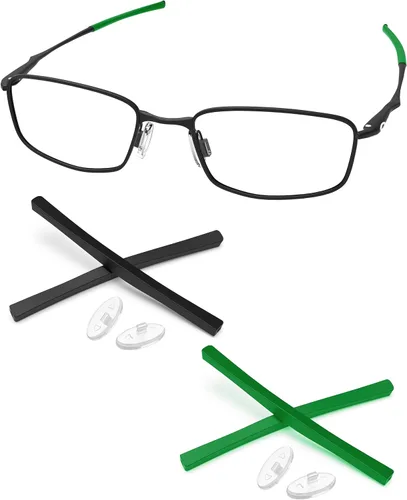 Vista 17 de Kits de goma de repuesto Piezas de nariz y auriculares para Oakley Casing OX3110/Clubface OX3102 Negro