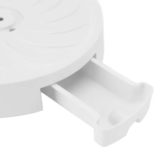 Vista 7 de CHICIRIS 2PCS Round with Hidden Wheels, Heavy Duty Rolling Plant Stand, Detachable Tray and Drainage, for Indoor Outdoor Pot Movement