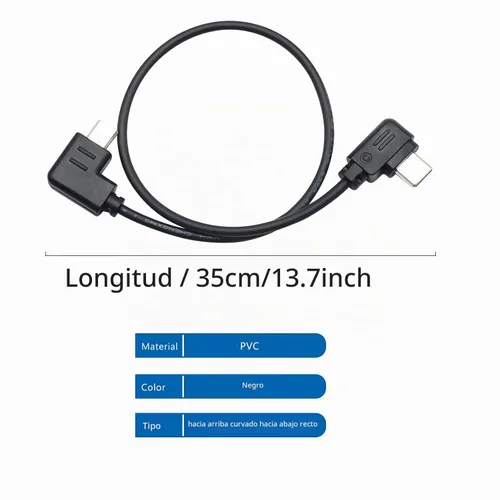 Vista 2 de Cable de control RSS, USB-C a Multi-USB Cable de control multicámara para DJI Ronin-SC para Sony A9, A7, A7S, A7S/A7R II, A7/A7R III 11.8 in (arriba)