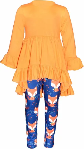 Vista 2 de Unique Baby Conjunto de 3 piezas a juego para niñas para cada conjunto de leggings navideños