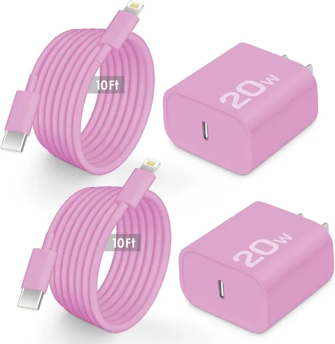 Vista 2 de AISNI Paquete de 2 bloques de carga rápida con cable de carga tipo C Negro