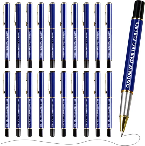 Vista 2 de ¡Haz tu marca con bolígrafos personalizados! Obtén bolígrafos personalizados con grabado de nombre a granel, perfectos para eventos, regalos o uso