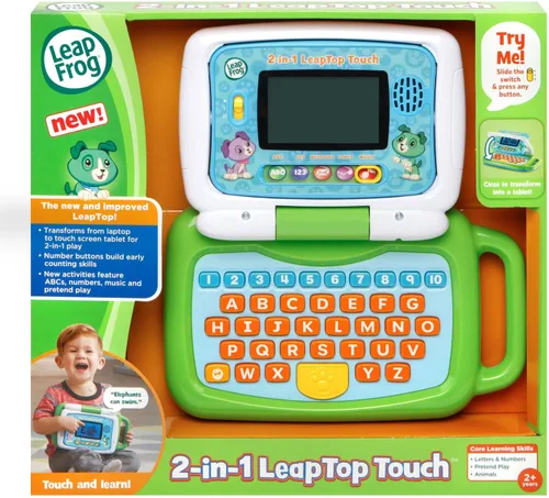 Vista 6 de LeapFrog LeapTop Touch 2 en 1, verde