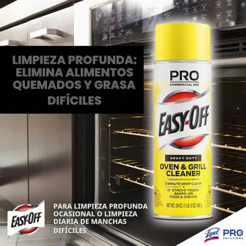 Vista 4 de Easy Off Limpiador profesional para horno y parrilla