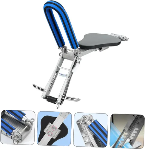 Vista 7 de Asiento de bicicleta ajustable para niños de aleación de aluminio al aire libre asiento de bicicleta de liberación rápida