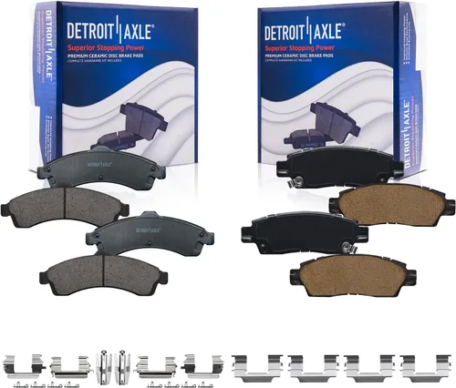 Vista 71 de Detroit Axle - Pastillas de freno traseras para Toyota Prius 2012-2015 Prius Plug-In 2017-2018 Corolla iM 2016 Sion iM 2011-2017 Lexus CT200h