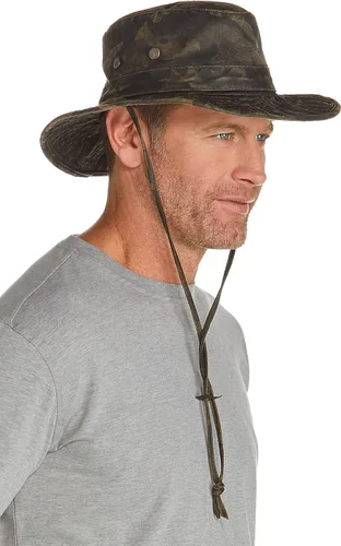 Vista 2 de Coolibar UPF 50+ Outback Camo Boonie Hat - Protección solar para hombre