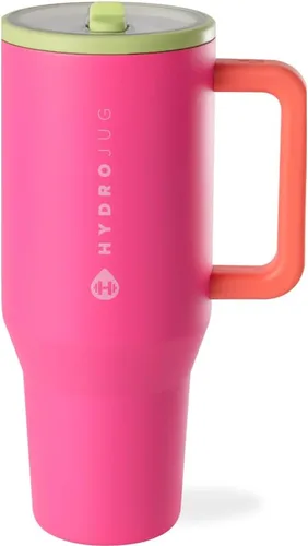 Vista 89 de HydroJug Traveler - Botella de agua aislada con asa, 40 onzas, salvia