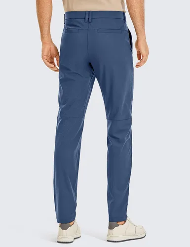 Vista 2 de CRZ YOGA Pantalones de golf cómodos para todo el día, tallas 303234 pulgadas de hombre, secado rápido, ligeros, con bolsillos, casuales