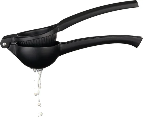 Vista 8 de Viski Exprimidor de cítricos negros, exprimidor de cítricos, exprimidor de limón para cócteles, accesorios de bar, exprimidor de lima negro mate