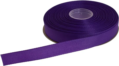 Vista 14 de Cinta de grogrén sólido de 25 yardas cada rollo, borde tejido 100% poliéster (1 pulgada, beige)