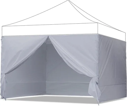 Vista 11 de ABCCANOPY Pared lateral 10x10, azul (solo 4 paredes, NO incluye marco y parte superior)