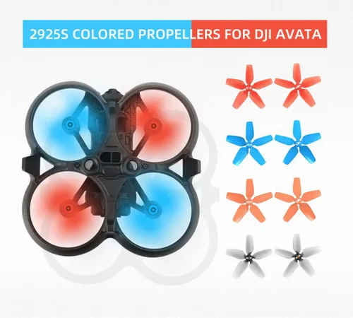 Vista 9 de 4 hélices Avata Drone 2925S de liberación rápida compatibles con DJI Avata Quadcopter Azul