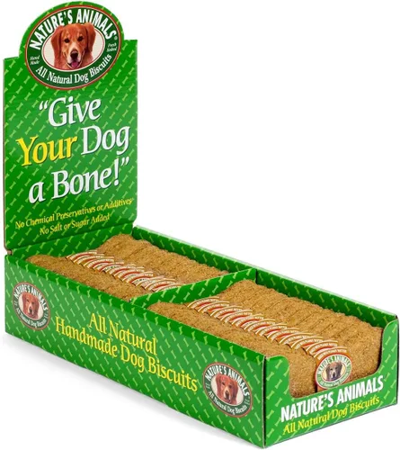 Vista 2 de Nature's Animal Galletas originales de panadería, golosinas naturales para perros, 24
