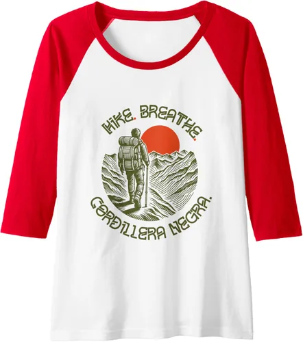 Vista 15 de Mountaineering - Camiseta de béisbol raglán Cordillera Negra