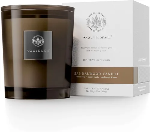 Vista 25 de Aquiesse Vela grande perfumada Black Orchid de 10 onzas