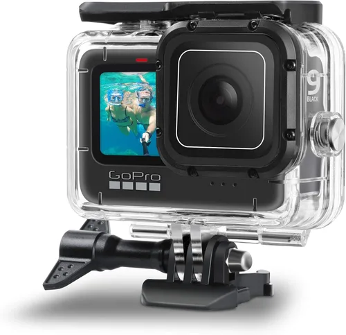 Vista 2 de GoPro HERO13 Filtro rojo: incluye carcasa submarina de 196.9 ft y 3 filtros, vidrio de hierro con corte láser (claridad superior), compatible