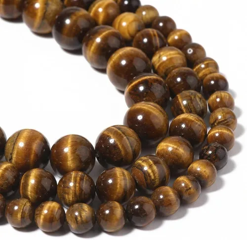 Vista 10 de 60 cuentas de piedra natural de 15⁄64 pulgadas (6 mm) con cuentas de amazonita pulidas, cuentas sueltas redondas de piedra natural con poder Piedra