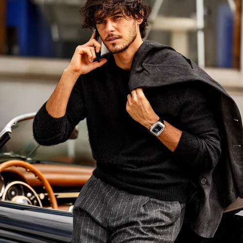 Vista 12 de Humble Rich WBB0289-001 Reloj clásico, negro, plateado