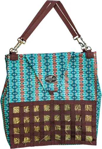 Vista 4 de Professional's Choice Bolsa de heno de alimentación lenta Armadillos Top Loading Design, Detachable Hangers, Durable Webbing
