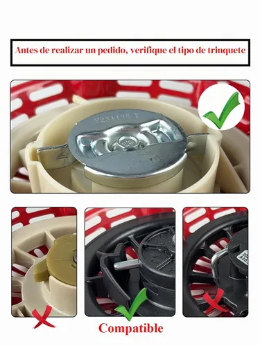 Vista 3 de YAMAKATO Predator 212 Ct200u - Conjunto de arranque para Honda GX160 GX200