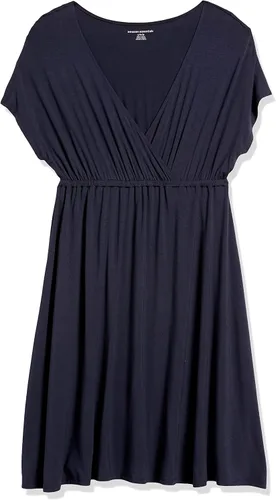 Vista 7 de Tienda Essentials Vestido de sobrepelliz para mujer (disponible en tallas grandes)