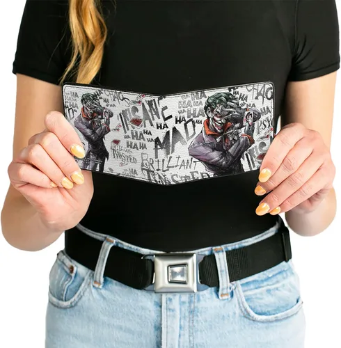 Vista 6 de Buckle-Down Billetera Joker Brillante-retorcido-loco-loco Psycho Posetarjetas Accesorio