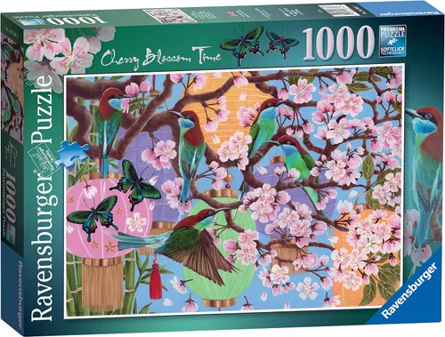 Vista 5 de Ravensburger Cherry Blossom Time - Rompecabezas de 1000 piezas para adultos y niños a partir de 12 años