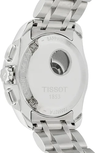 Vista 2 de Tissot Reloj automático suizo plateado T0356271103100 Couturier para hombre, plateado, Cronógrafo