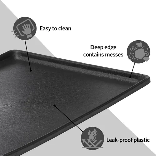 Vista 3 de MidWest Homes for Pets Bandeja de repuesto para jaula de perro Midwest de 18" de largo
