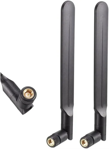 Vista 6 de Paquete de 2 antenas de cámara de rastro de 10dBi 4G LTE RP-SMA macho - Alta ganancia omnidireccional 698-2700MHz para Spypoint, revelación