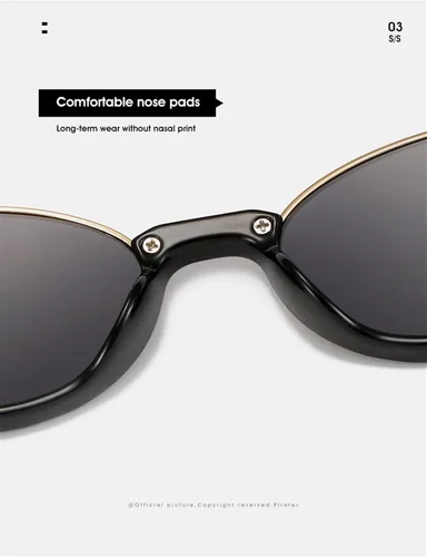 Vista 7 de Lentes de sol de fotografía callejera para hombres y mujeres, diseño de ojo de gato, moda para vacaciones al aire libre (color A, tamaño mediano)