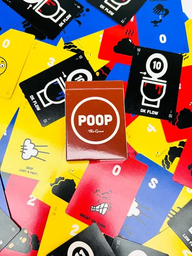 Vista 2 de Breaking Games Poop The Game - Juego de cartas divertido y familiar para niños de 6 años en adelante, perfecto para noches de juegos y fiestas, 2 a