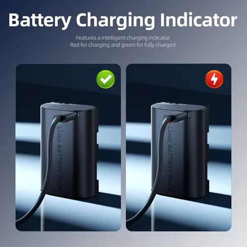 Vista 6 de llano Paquete de 2 baterías de iones de litio recargables LP-E6NH LP-E6
