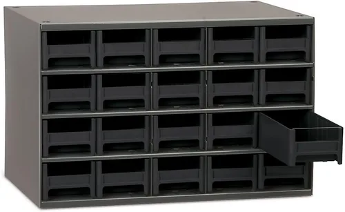 Vista 14 de Akro-Mils Gabinete de almacenamiento de acero para garaje, gabinete organizador de metal para piezas pequeñas, herramientas, clavos, tornillos