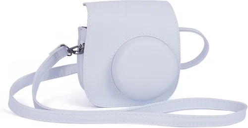 Vista 8 de Instant Mini 12 Funda Protectora para Cámara para Fujifilm Instax Mini 12/11, Funda de Cámara de Cuero PU Premium con Bolsillo y Correa Removible