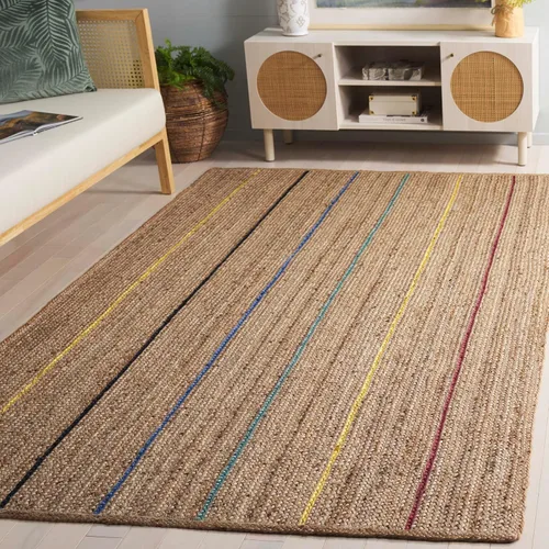 Vista 11 de SAFAVIEH Natural Fiber Collection NF810D - Alfombra de pasillo de 2 pies 3 pulgadas x 8 pies, natural y dorado, hecha a mano de tejido plano a